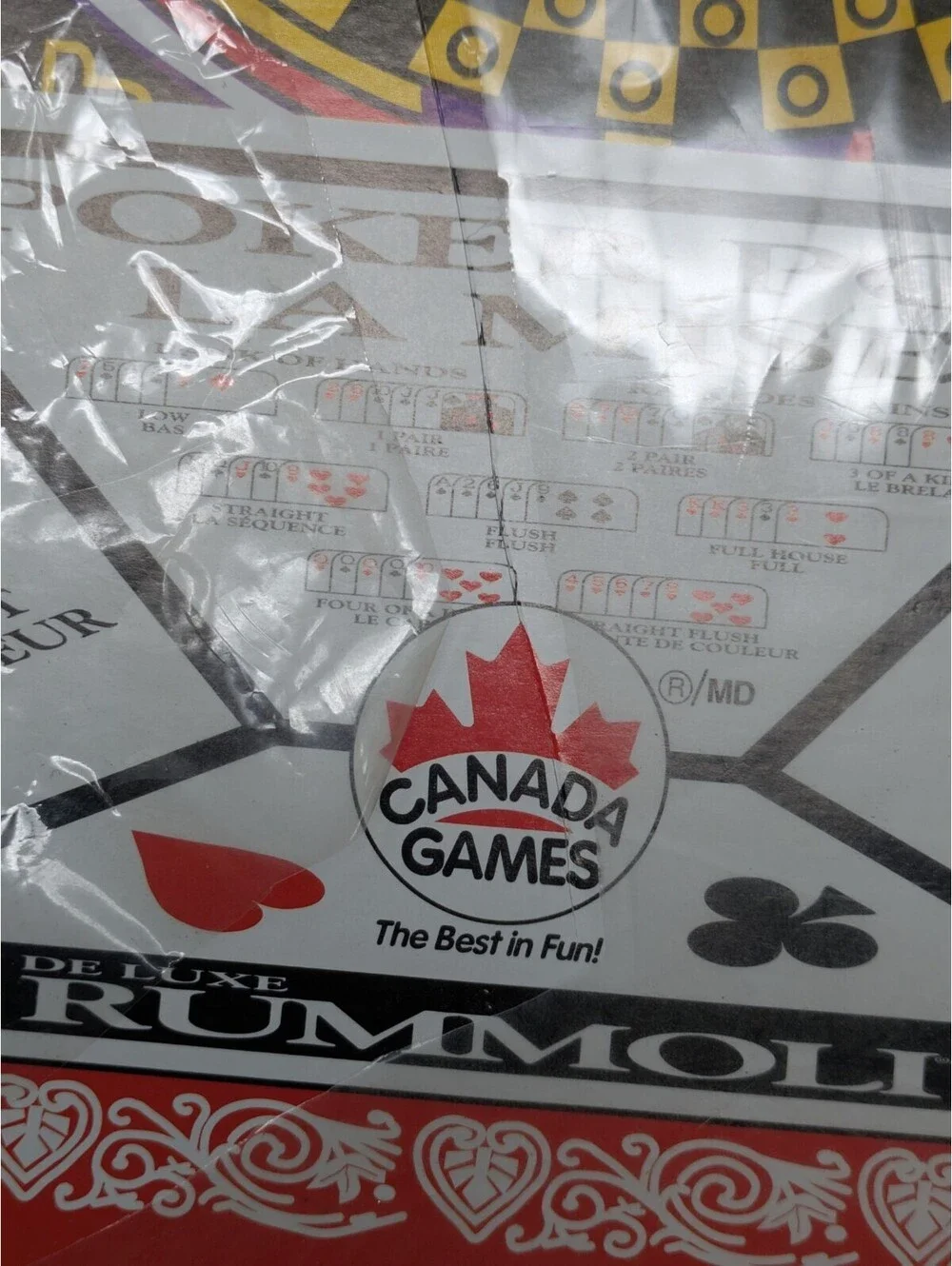 Rummoli Deluxe Playing Mat Canada Games -New - Picture 3 of 4